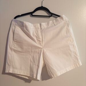 Women's White Shorts